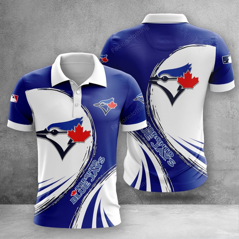 Sportswearmerch Toronto Blue Jays MLB Personalized Polo Shirt For Fan