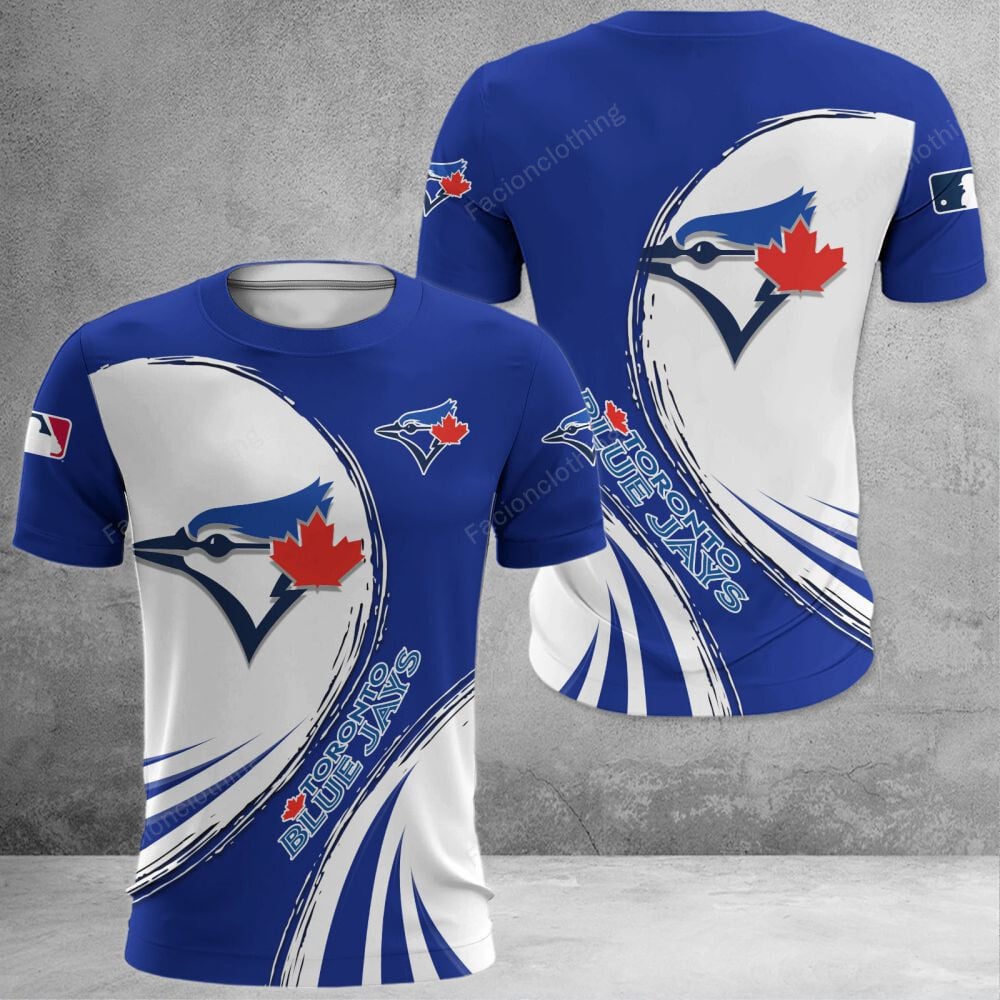 Sportswearmerch Toronto Blue Jays MLB Personalized T-shirt For Fan