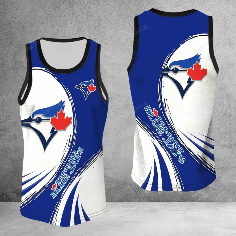 Sportswearmerch Toronto Blue Jays MLB Personalized Tanktop For Fan