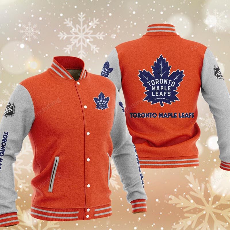 Sportswearmerch Toronto Maple Leafs NHL Personalized Baseball Jacket For Fan