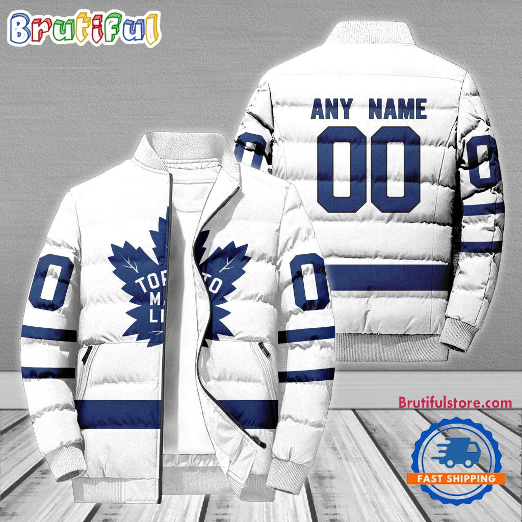 Sportswearmerch Toronto Maple Leafs NHL Personalized Puffer Jacket For Fan