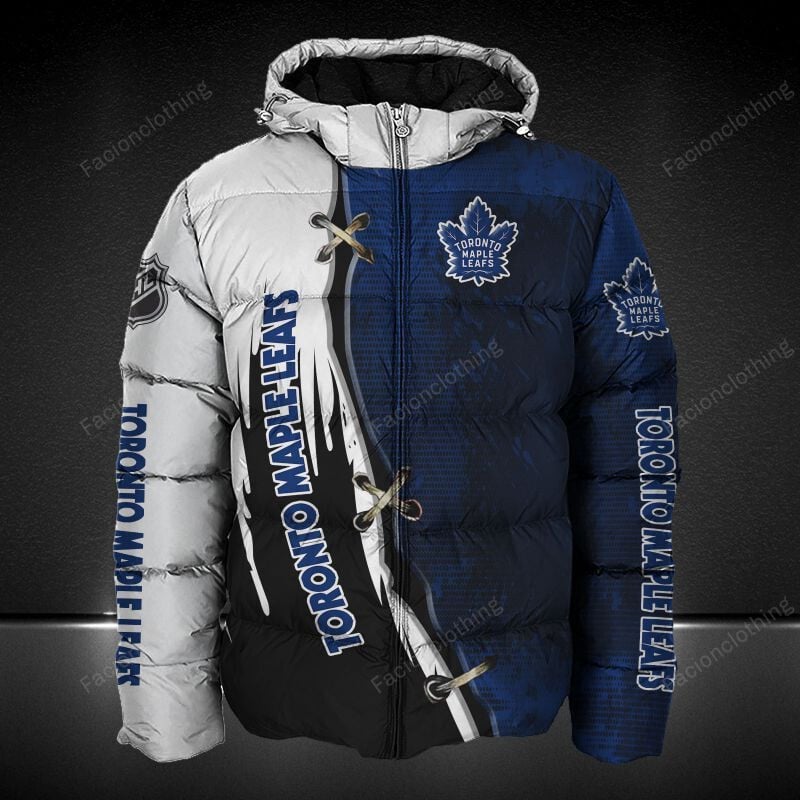 Sportswearmerch Toronto Maple Leafs NHL Personalized Puffer Jacket For Fan
