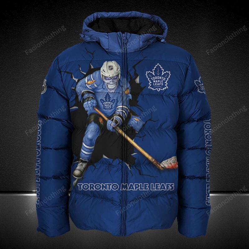 Sportswearmerch Toronto Maple Leafs NHL Personalized Puffer Jacket For Fan