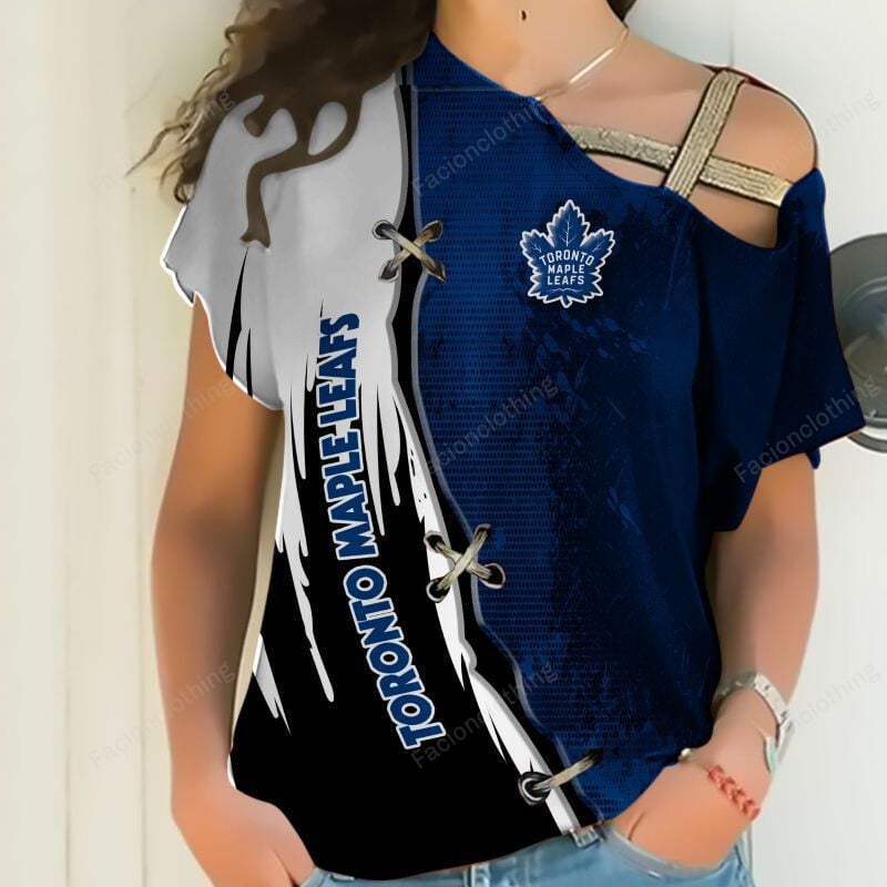Sportswearmerch Toronto Maple Leafs NHL Personalized Strapless Short Sleeve For Fan