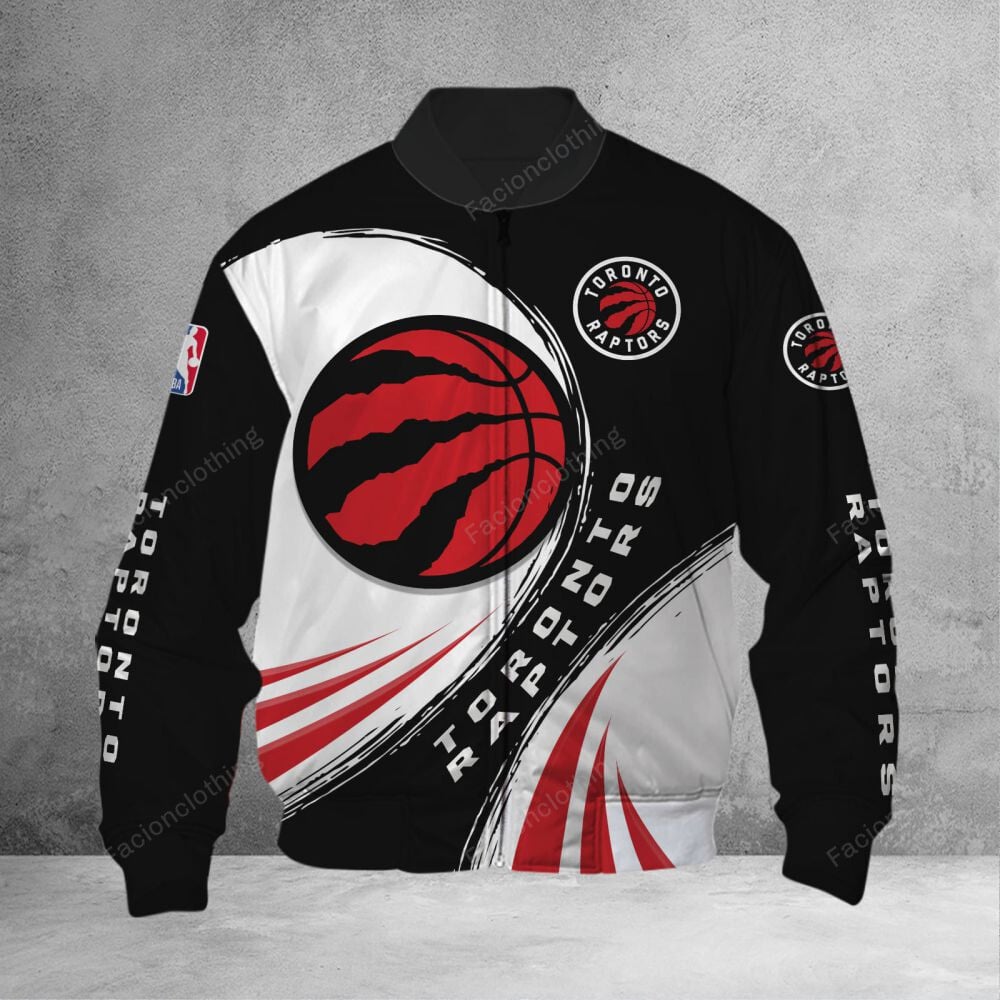 Sportswearmerch Toronto Raptors NBA Personalized Bomber Jacket For Fan
