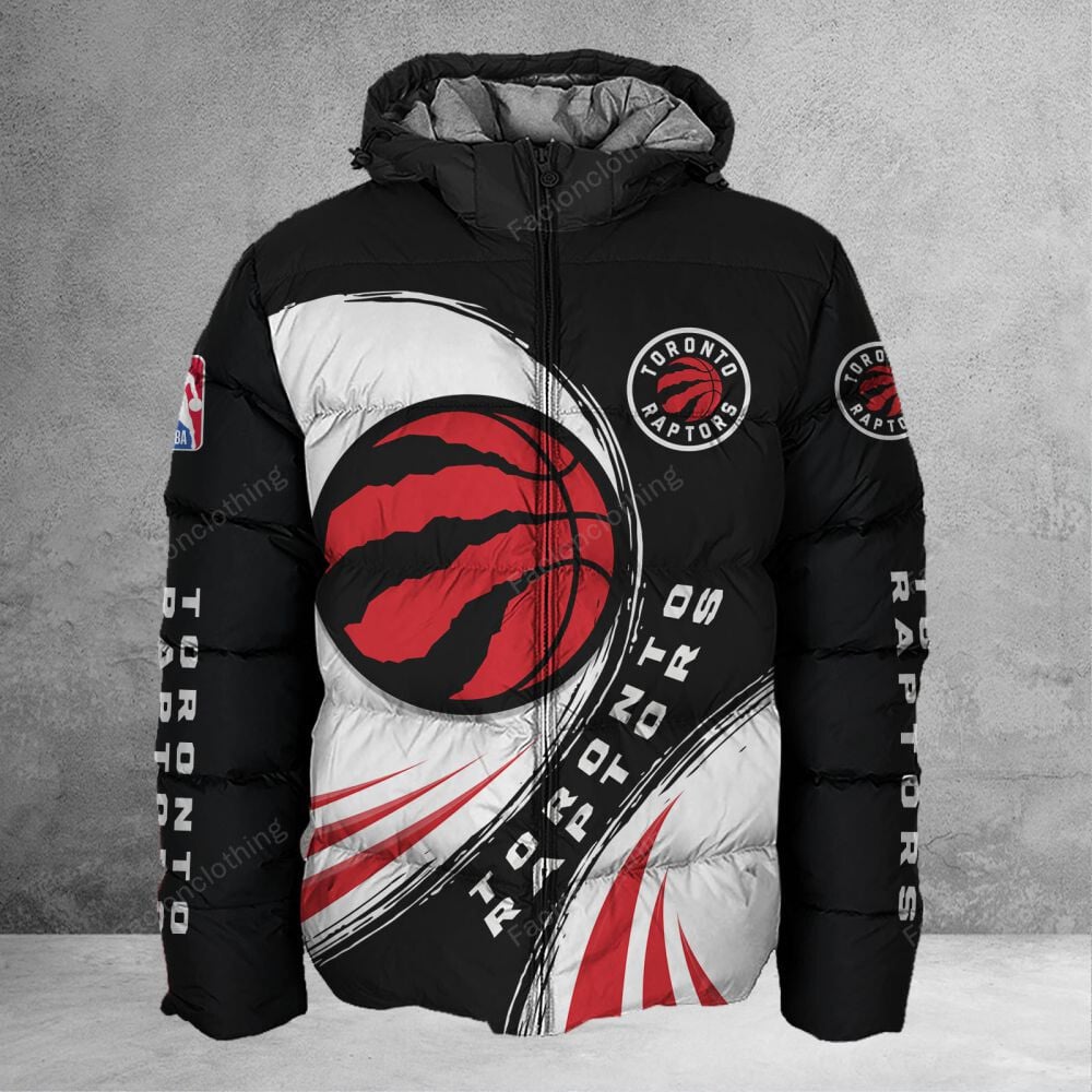 Sportswearmerch Toronto Raptors NBA Personalized Puffer Jacket For Fan