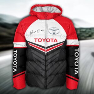 Sportswearmerch Toyota Car Puffer Jacket For Fan