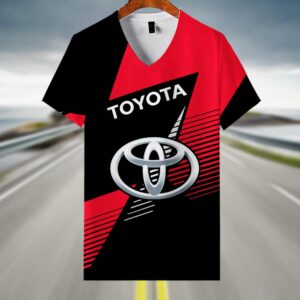 Sportswearmerch Toyota Car V-neck Women T-shirt For Fan
