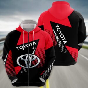 Sportswearmerch Toyota Car Zip Hoodie For Fan