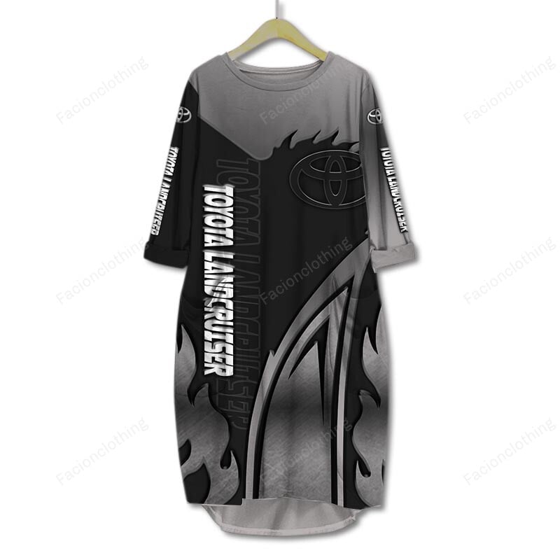 Sportswearmerch Toyota Landcruiser Car Personalized Pocket Dress For Fan