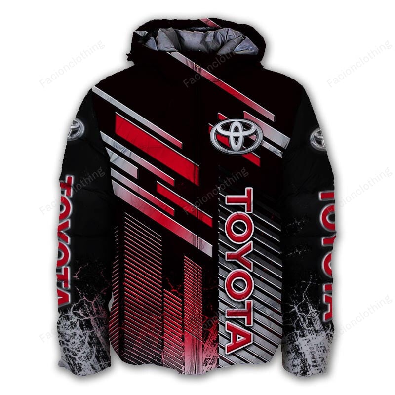 Sportswearmerch Toyota Landcruiser Car Personalized Puffer Jacket For Fan