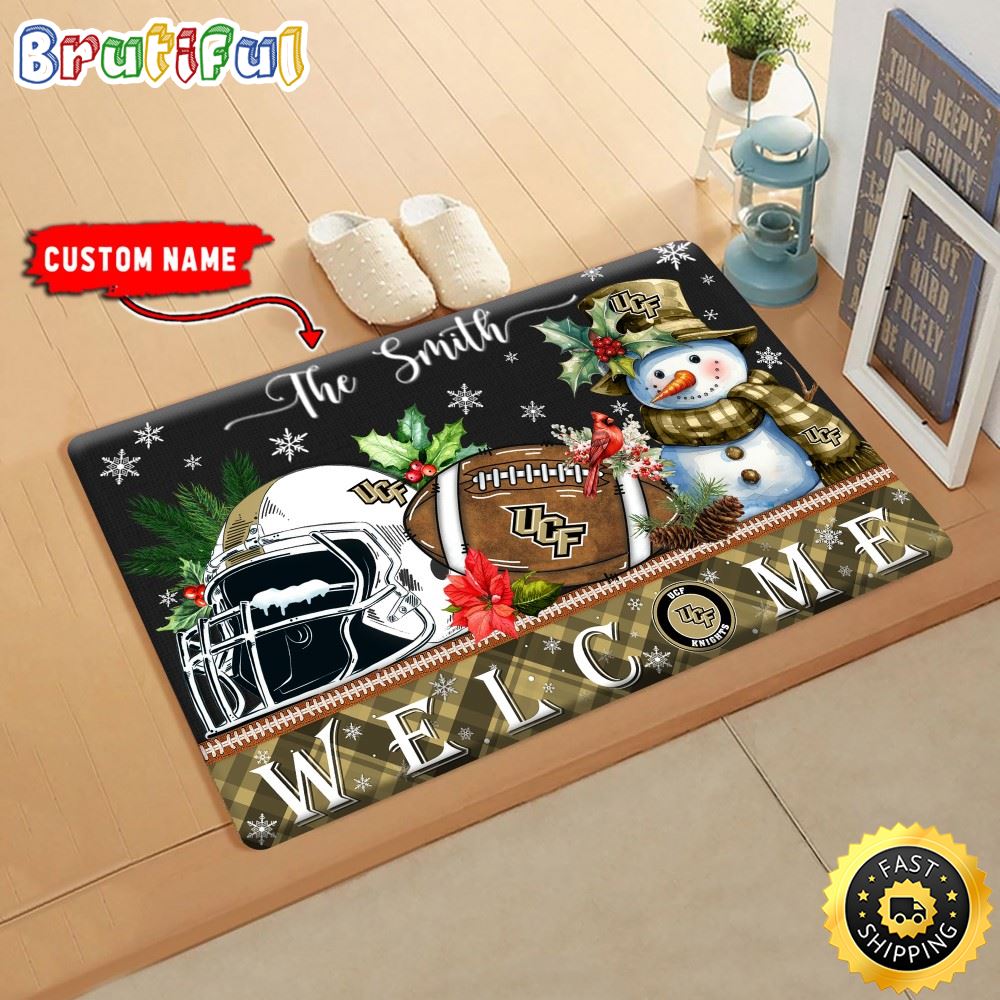 Sportswearmerch UCF Knights NCAA Christmas Doormat For Fan