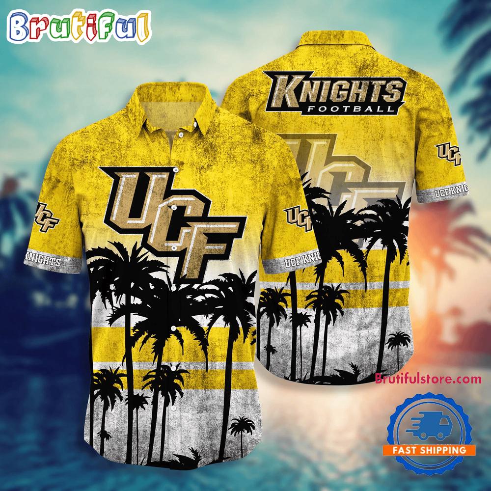 Sportswearmerch UCF Knights NCAA Palm Tree Tropical Summer Beach Hawaiian Shirt For Fan