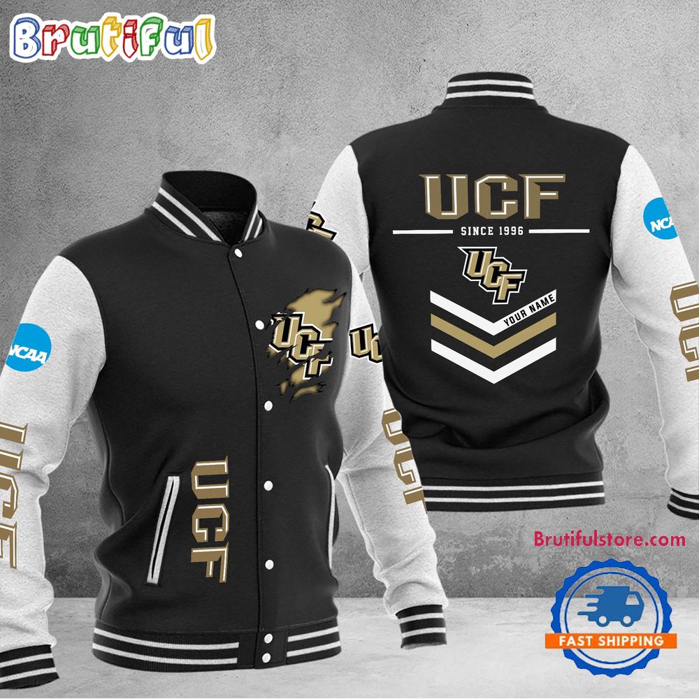 Sportswearmerch UCF Knights NCAA Personalized Personalized Baseball Jacket For Fan