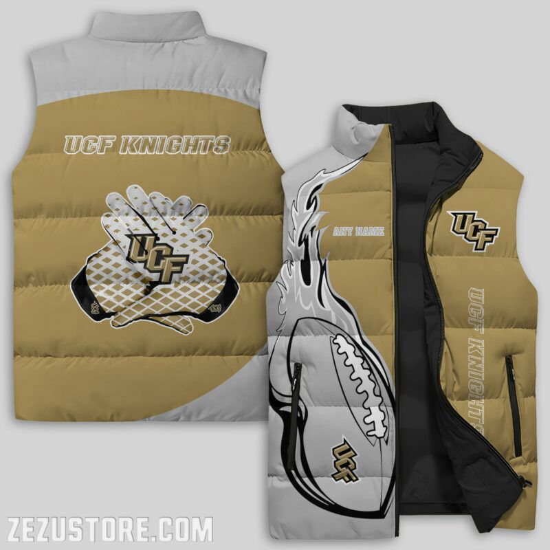 Sportswearmerch UCF Knights NCAA Sleeveless Puffer Jacket For Fans