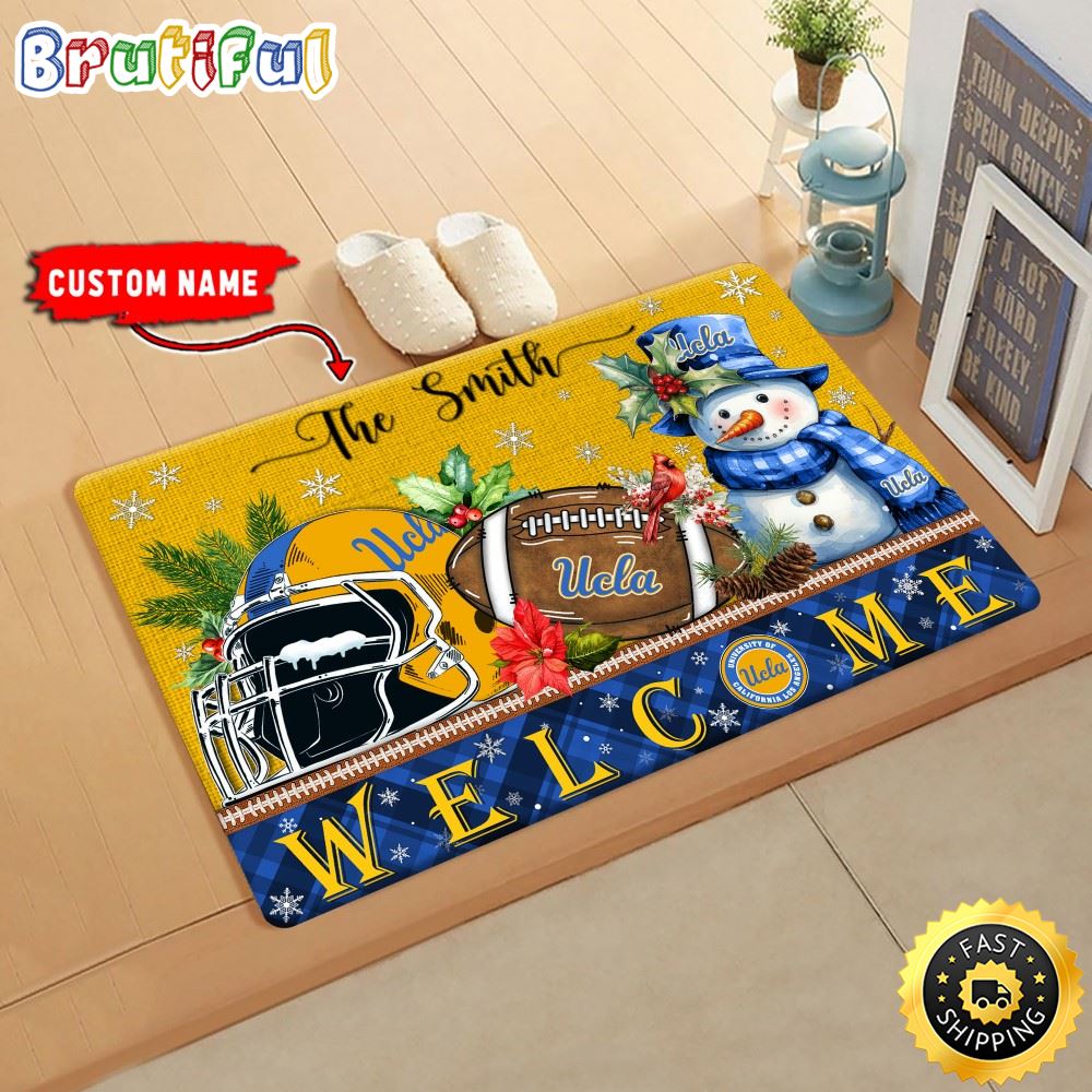 Sportswearmerch UCLA Bruins NCAA Christmas Doormat For Fan