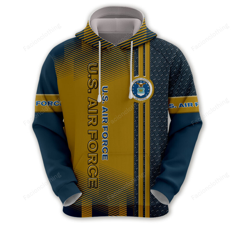 Sportswearmerch United States Air Force Army Personalized Fashion Hoodie For Fan