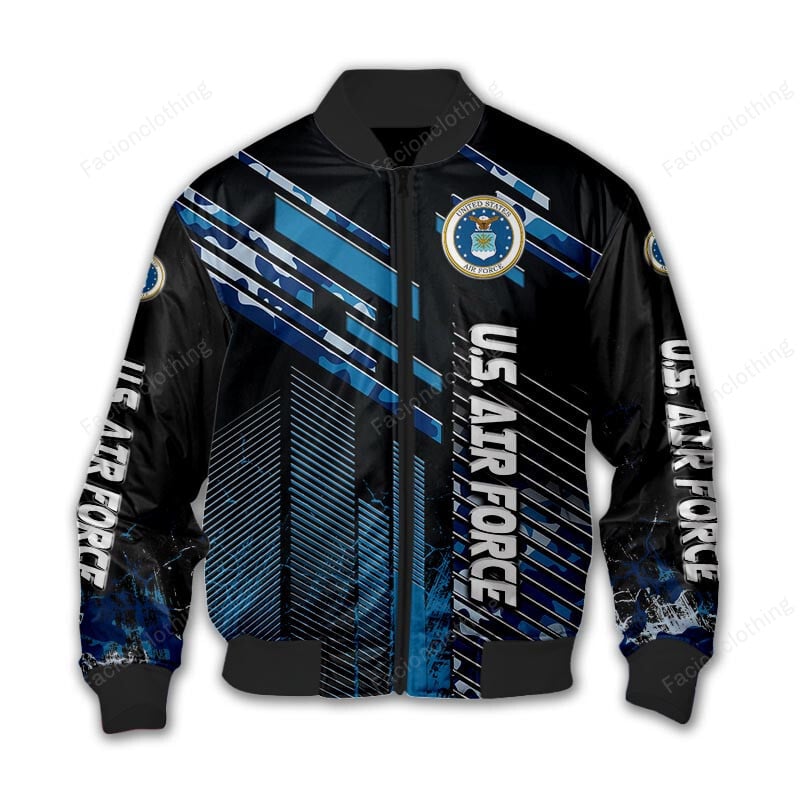 Sportswearmerch United States Air Force Personalized Bomber Jacket For Fan