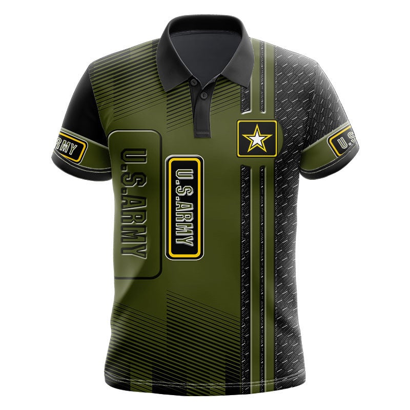 Sportswearmerch United States Army Personalized Fashion Polo Shirt For Fan