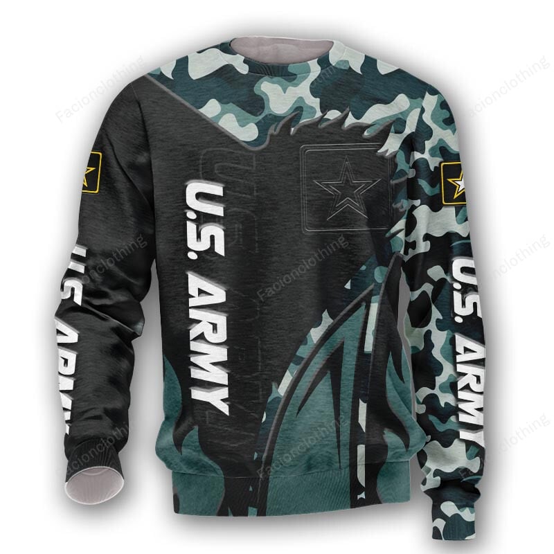 Sportswearmerch United States Army Personalized Sweater For Fan
