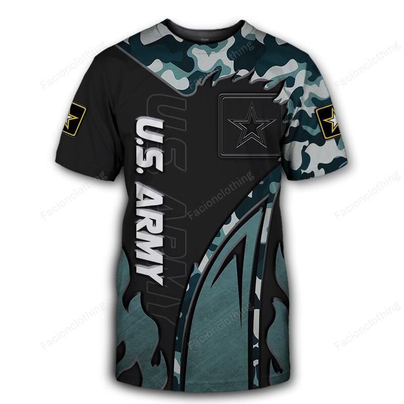 Sportswearmerch United States Army Personalized T-shirt For Fan