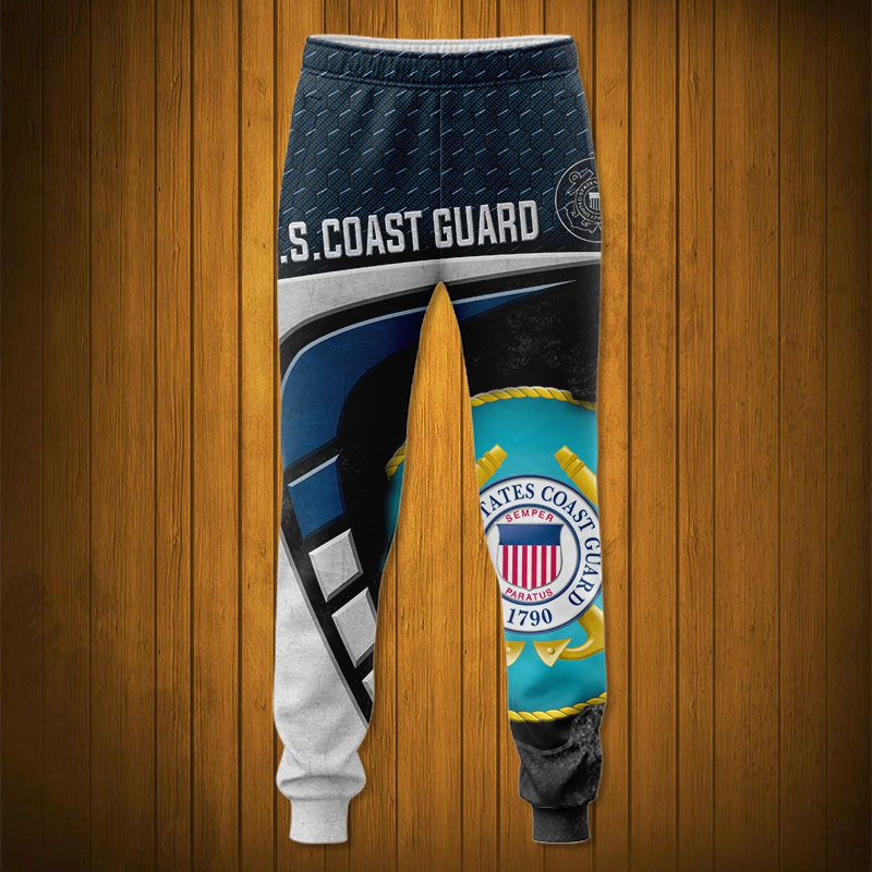 Sportswearmerch United States Coast Guard Army Personalized Fashion Long Pant For Fan
