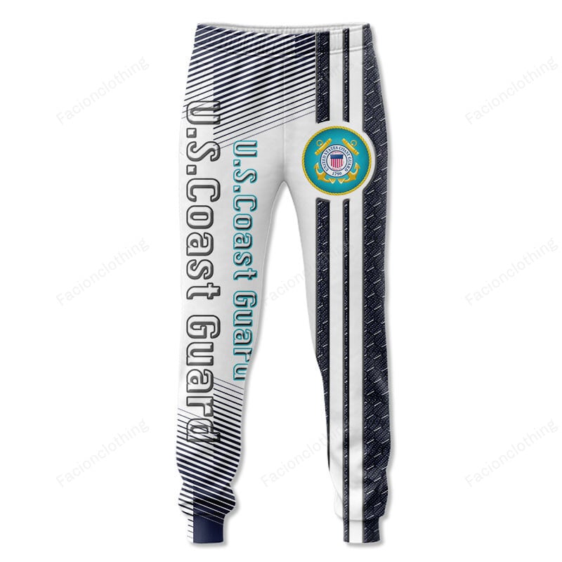 Sportswearmerch United States Coast Guard Army Personalized Fashion Long Pant For Fan