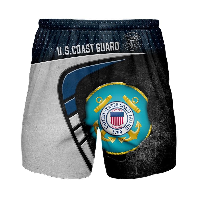 Sportswearmerch United States Coast Guard Army Personalized Fashion Short Pant For Fan
