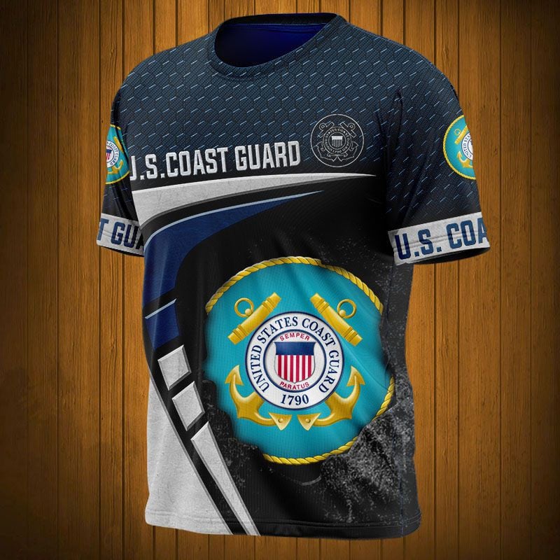 Sportswearmerch United States Coast Guard Army Personalized Fashion T-shirt For Fan