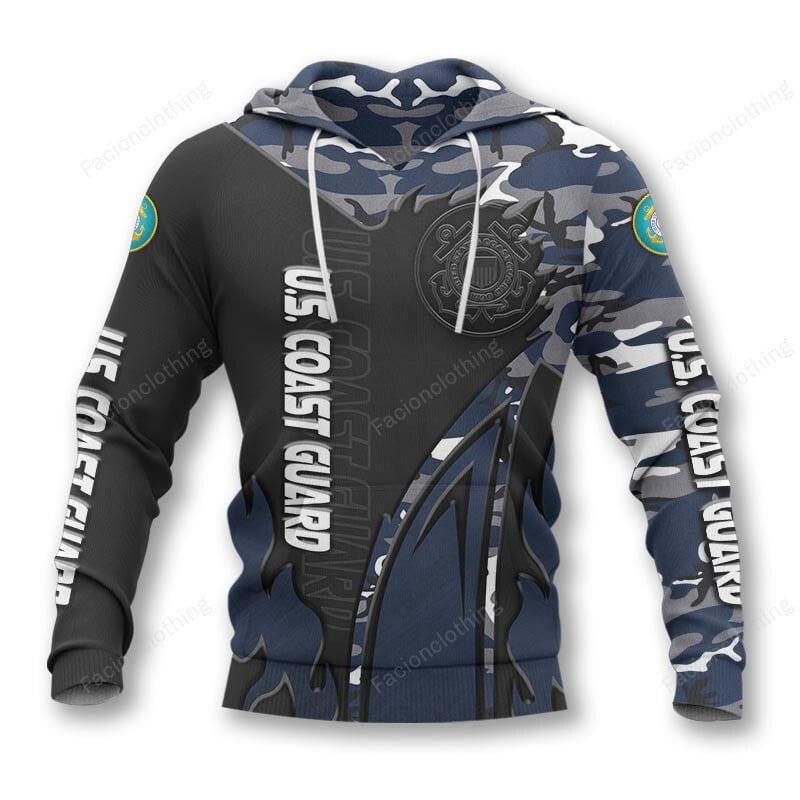 Sportswearmerch United States Coast Guard Personalized Hoodie For Fan