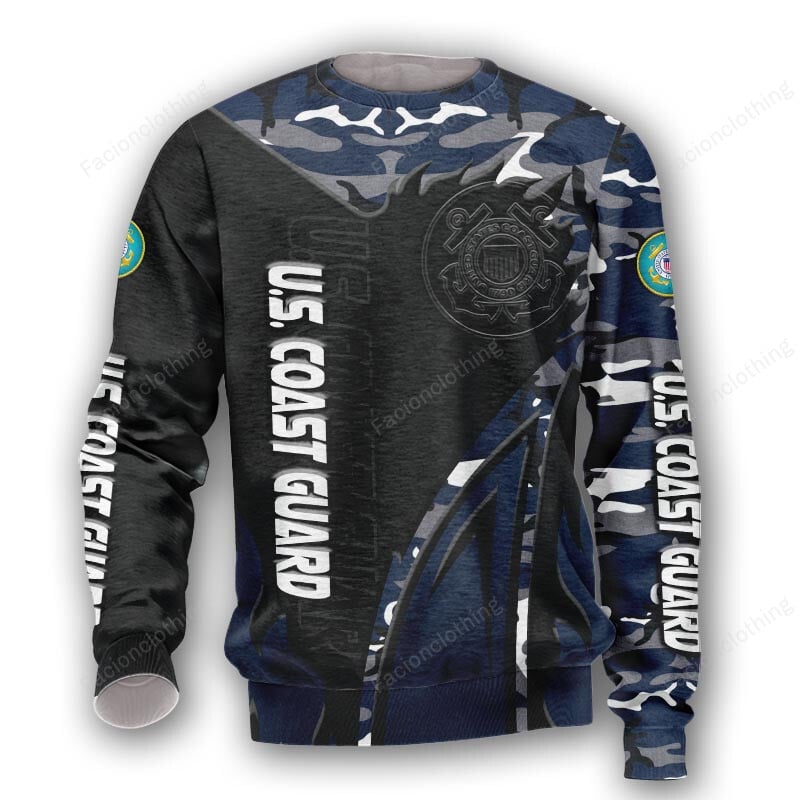 Sportswearmerch United States Coast Guard Personalized Sweater For Fan