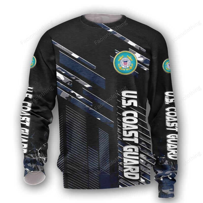 Sportswearmerch United States Coast Guard Personalized Sweater For Fan