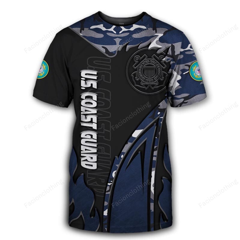 Sportswearmerch United States Coast Guard Personalized T-shirt For Fan