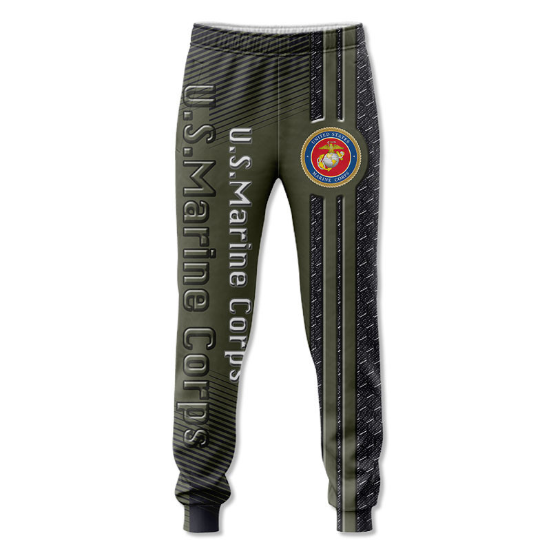 Sportswearmerch United States Marine Corps Army Personalized Fashion Long Pant For Fan