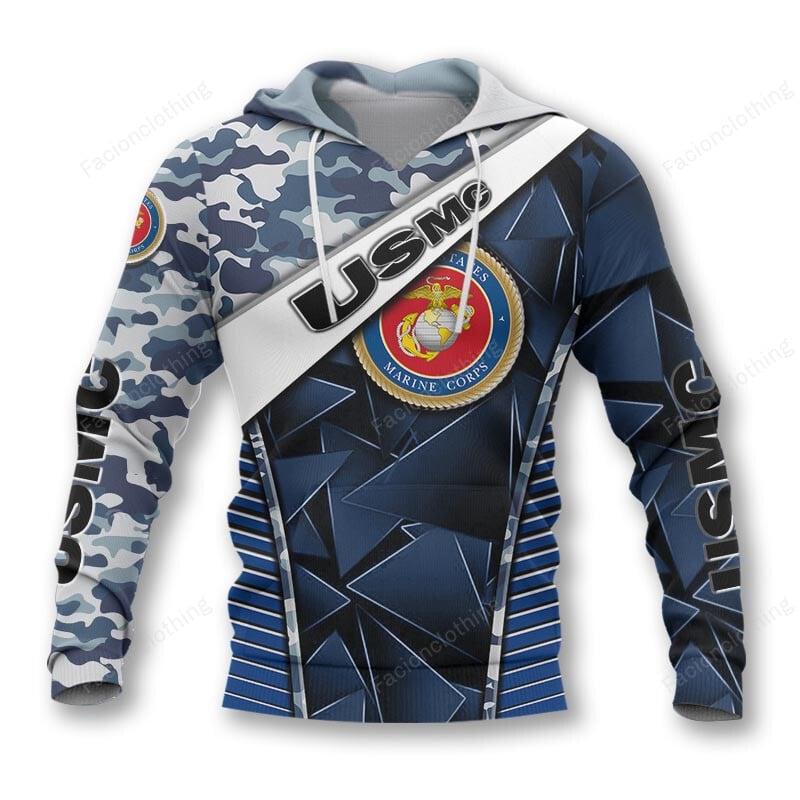 Sportswearmerch United States Marine Corps Personalized Hoodie For Fan