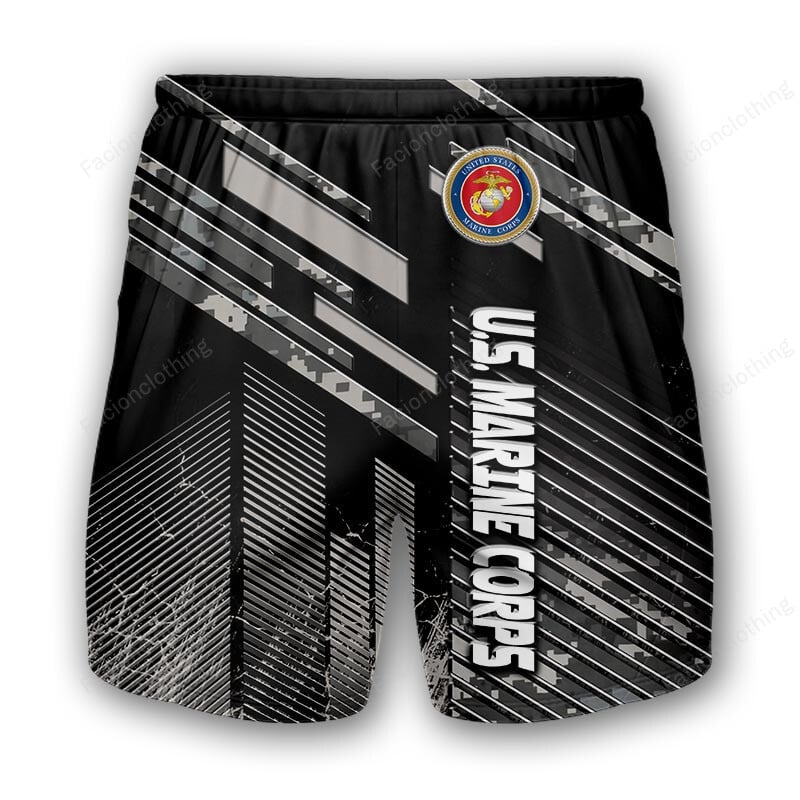 Sportswearmerch United States Marine Corps Personalized Short Pant For Fan