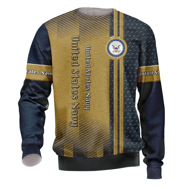 Sportswearmerch United States Navy Army Personalized Fashion Hoodie For Fan