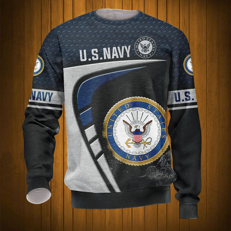 Sportswearmerch United States Navy Army Personalized Fashion Sweater For Fan