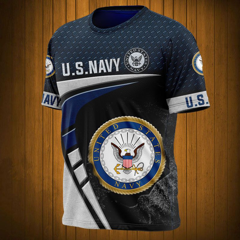 Sportswearmerch United States Navy Army Personalized Fashion T-shirt For Fan