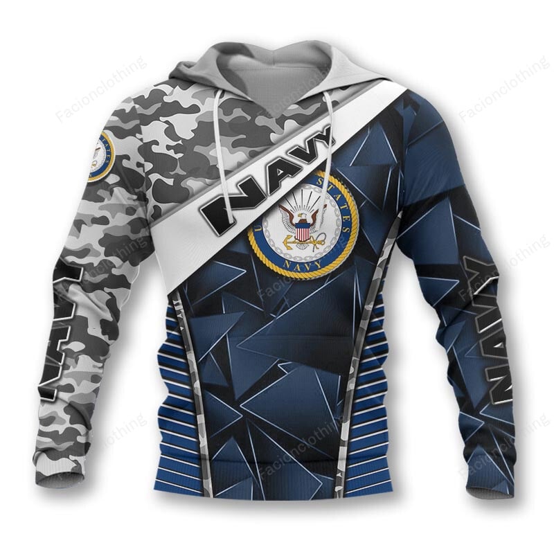 Sportswearmerch United States Navy Personalized Hoodie For Fan