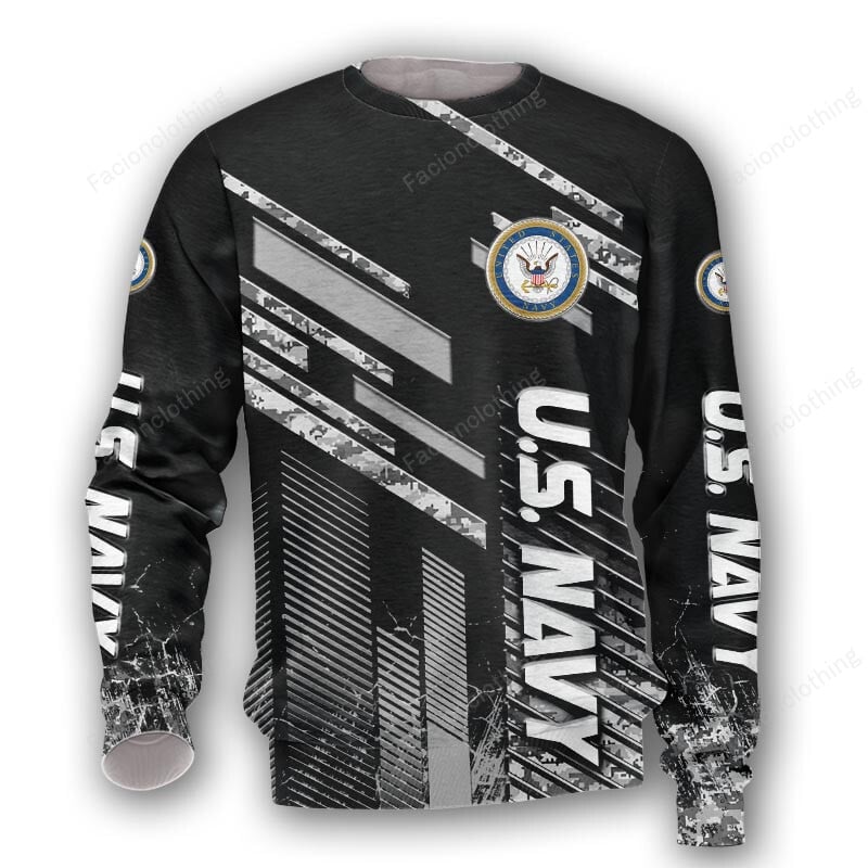Sportswearmerch United States Navy Personalized Sweater For Fan