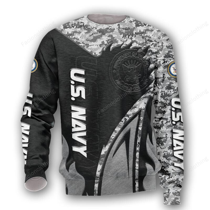 Sportswearmerch United States Navy Personalized Sweater For Fan