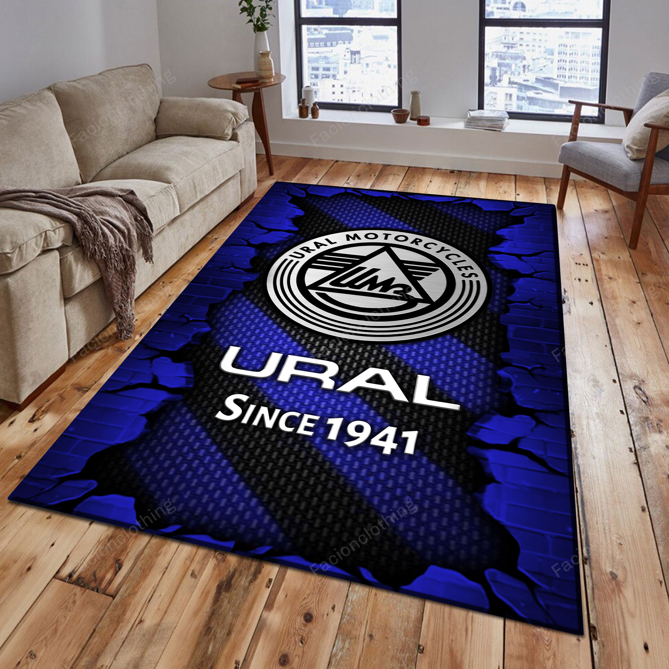Sportswearmerch Ural Car Personalized Rug For Fan