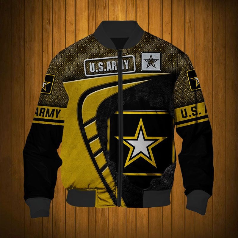 Sportswearmerch U.S. ARMY Personalized Fashion Bomber Jacket For Fan