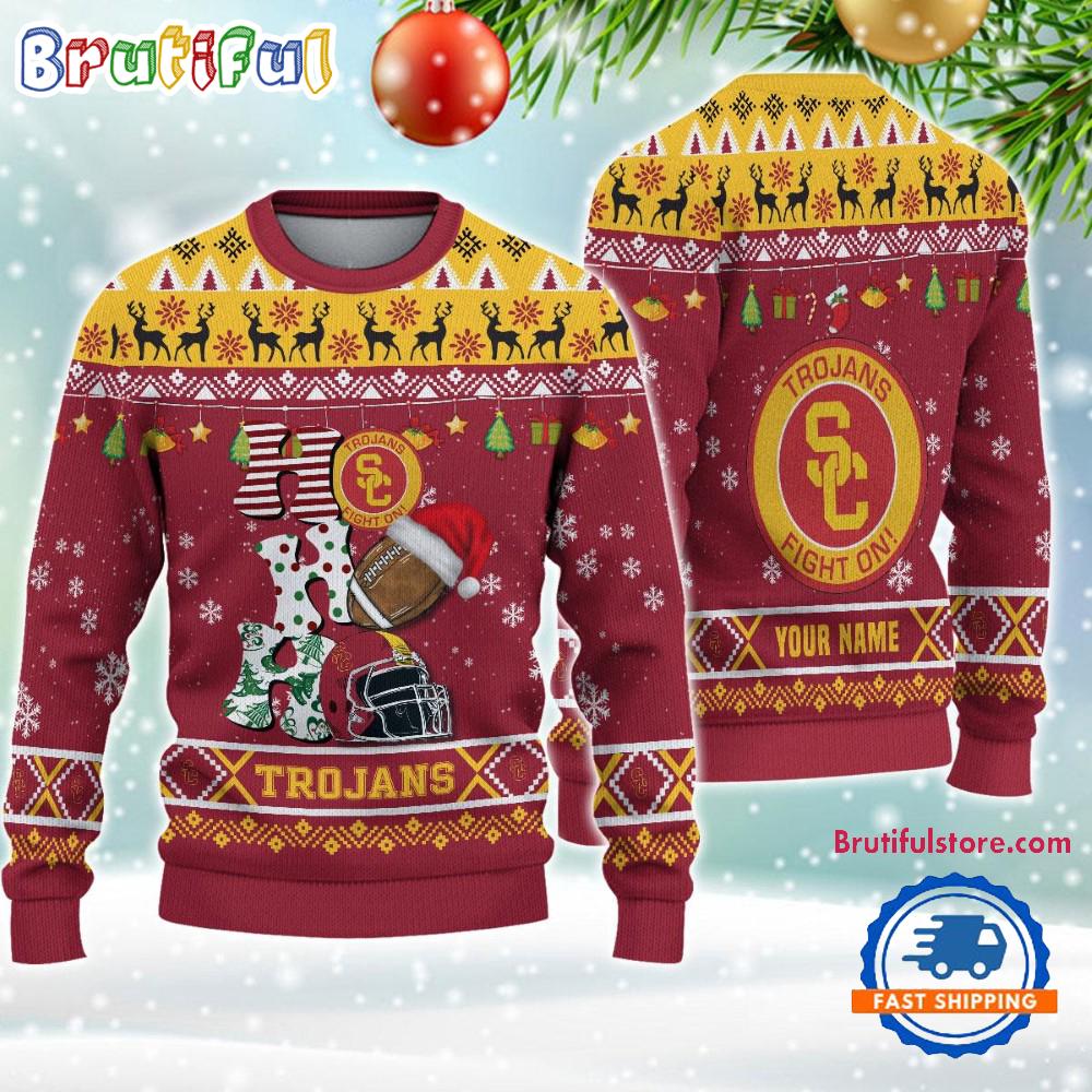 Sportswearmerch USC Trojans NCAA Personalized Christmas Sweater For Fan