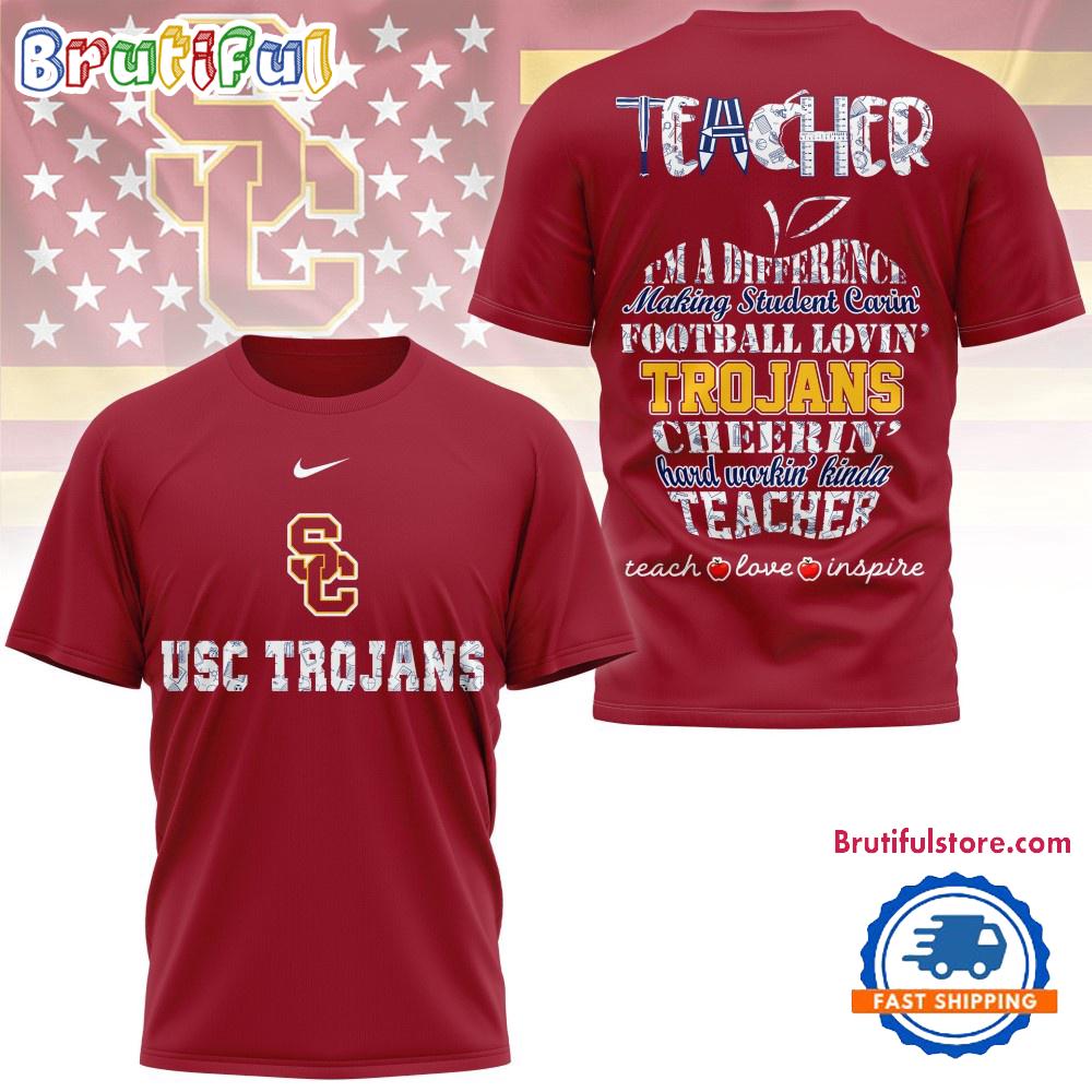 Sportswearmerch Usc Trojans NCAA Teacher Pride T-Shirt For Fan