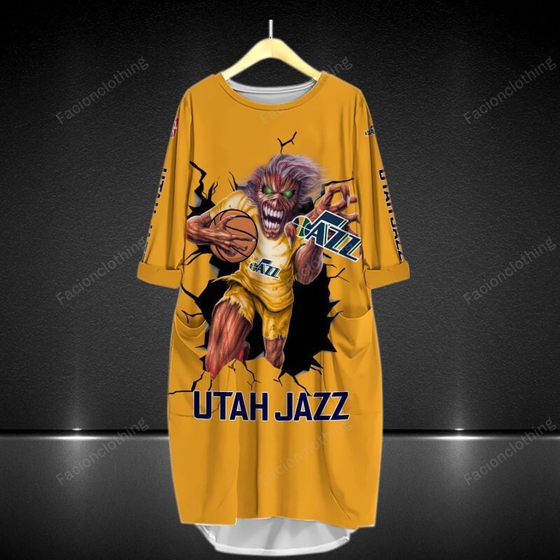 Sportswearmerch Utah Jazz NBA Personalized Pocket Tanktop For Fan