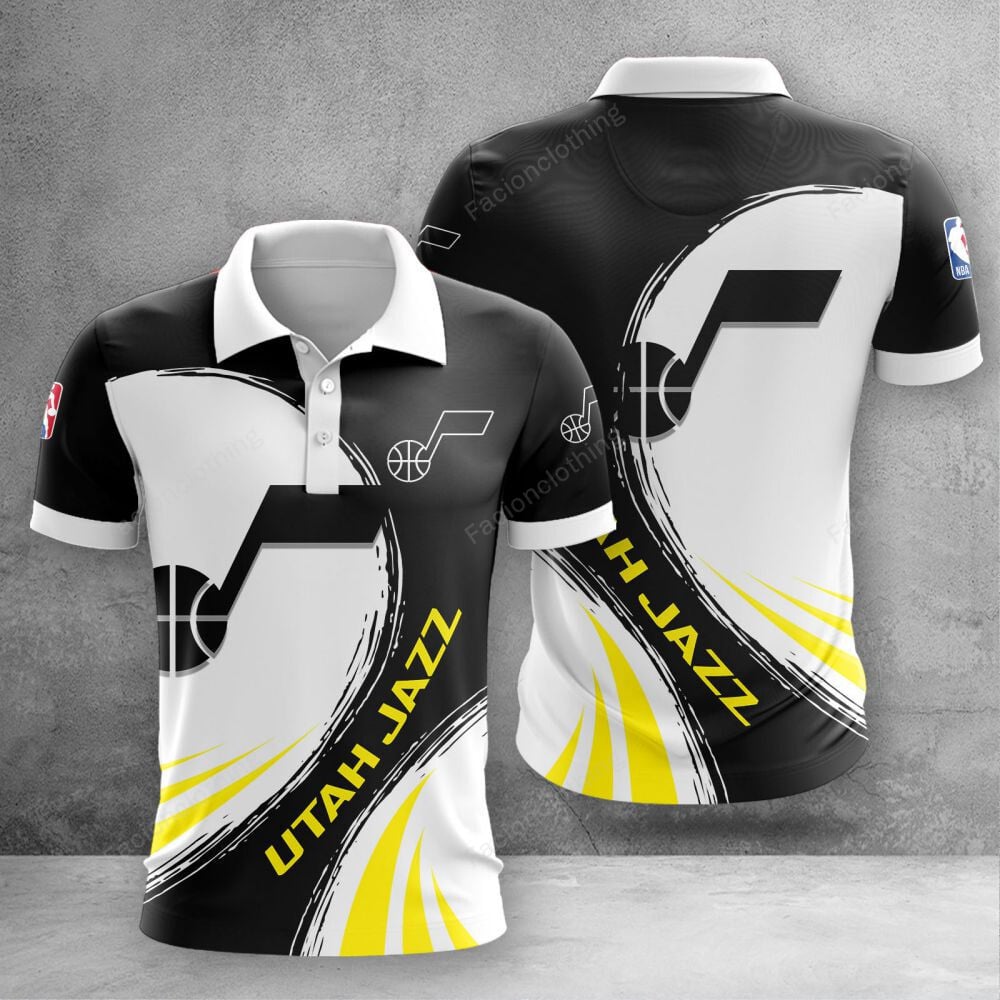 Sportswearmerch Utah Jazz NBA Personalized Polo Shirt For Fan