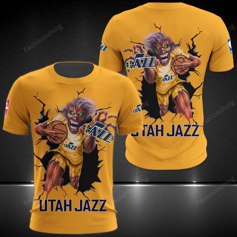Sportswearmerch Utah Jazz NBA Personalized T-shirt For Fan