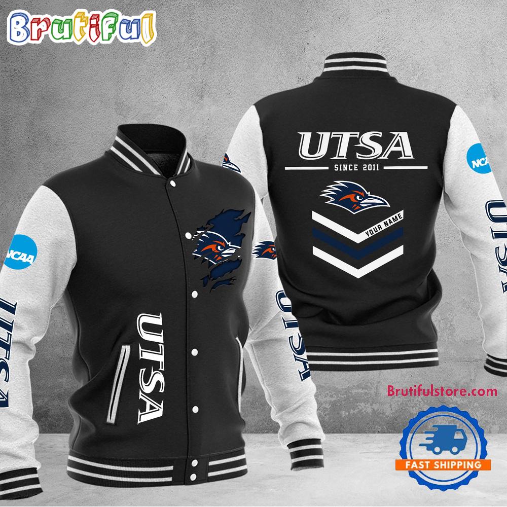 Sportswearmerch UTSA Roadrunners NCAA Personalized Personalized Baseball Jacket For Fan